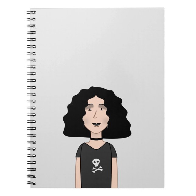 Goth girl notebook (Front)