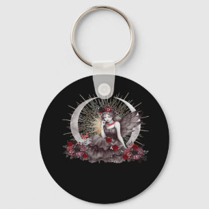 Goth Girl Whimsigoth Classic Keychain