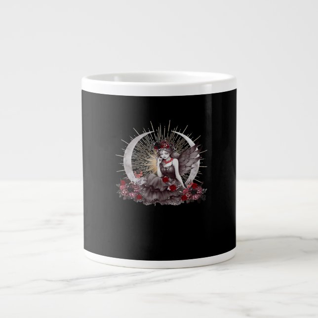 Goth Girl Whimsigoth Classic Large Coffee Mug (Front)