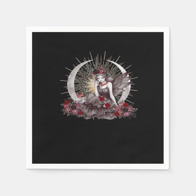 Goth Girl Whimsigoth Classic Napkin (Front)