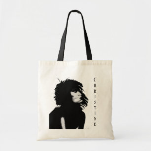 Goth Goddess Woman Portrait Iconic Fashion Art Tote Bag