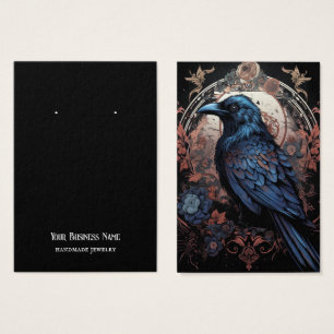 Goth Gothic Corbeau Corbeau Carte d'affichage