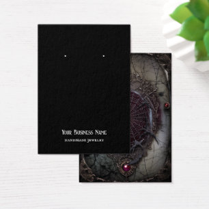Goth Gothic Spiderweb Elevage Carte d'affichage