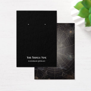 Goth Gothic Spiderweb Elevage Carte d'affichage