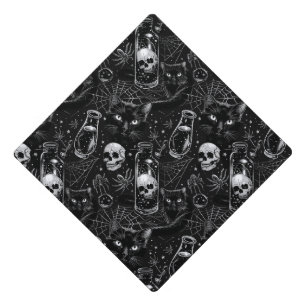  Goth Graduation Cap Topper