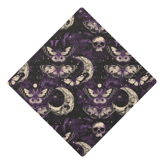  Goth Graduation Cap Topper (Front)