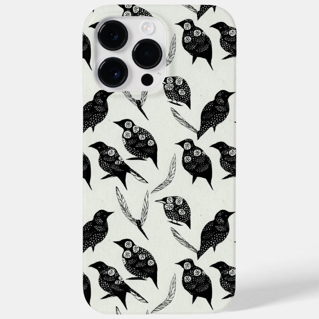 Goth Grunge Black Raven iPhone / iPad case (Back)