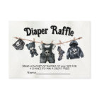 Goth Halloween clothesline Skull Diaper raffle