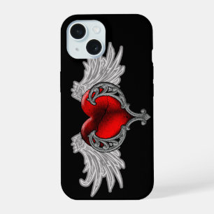 Goth Heart with Angel Wings iPhone 7 Case