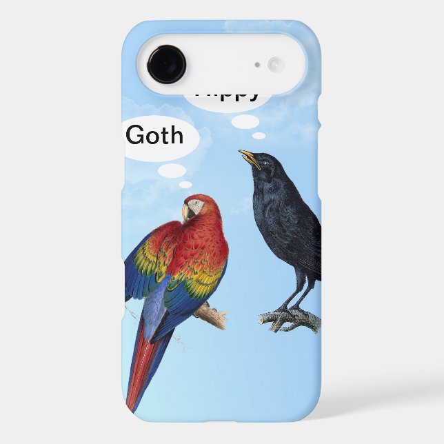 Goth Hippy Funny iPhone 7 case (Back)