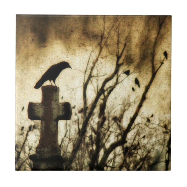 Goth Home Art Tile (Front)