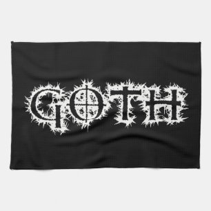 Goth Kitchen Towel