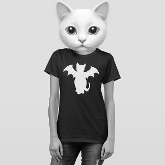 GOTH KITTY BAT CAT SHIRT
