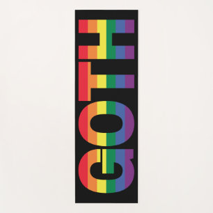 Goth LGBTQ+ Regenbogen Yoga Mat