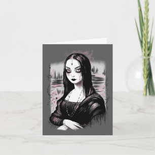 Goth Mona Lisa Card