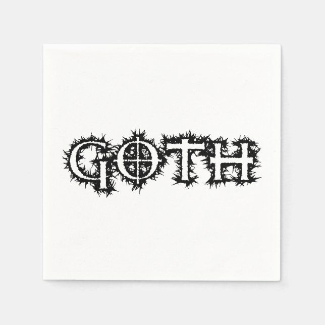 Goth Napkin (Front)