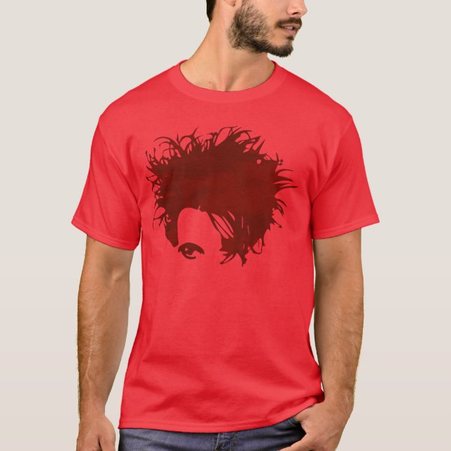 Goth New Wave 80s Punk Emo Robert retro T-Shirt (Front)