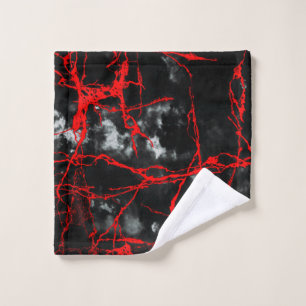 Goth nocturne d'horreur - Noir et Blanc, Rouge
