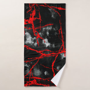 Goth nocturne d'horreur - Noir et Blanc, Rouge