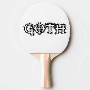 Goth Ping Pong Paddle