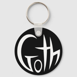 Goth (Pointed Lettering) Keychain