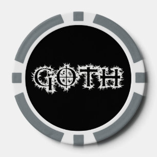 Goth Poker Chips