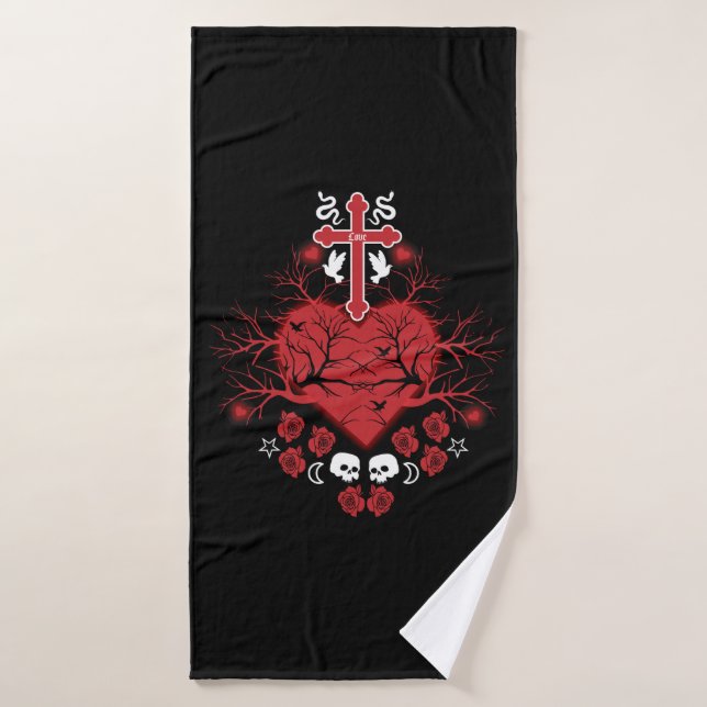 Goth Post Punk Mode (Serviette de bain)