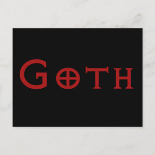 Goth Postcard