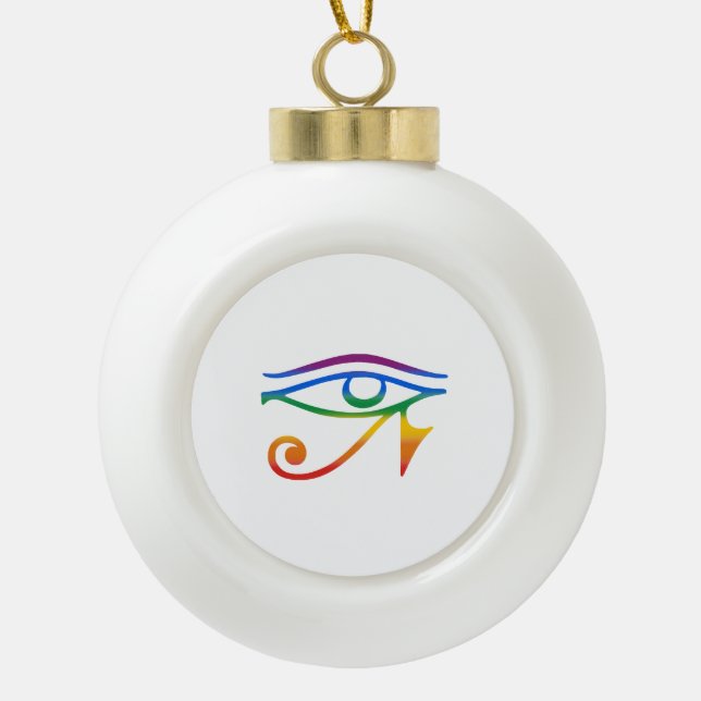 Goth Pride Ceramic Ball Christmas Ornament (Front)