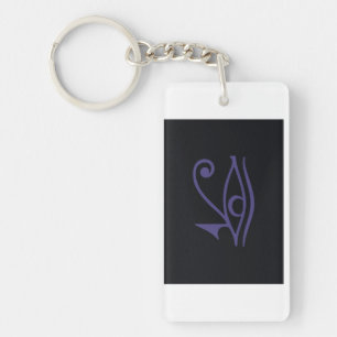 GOTH PRIDE FLAG KEYCHAIN
