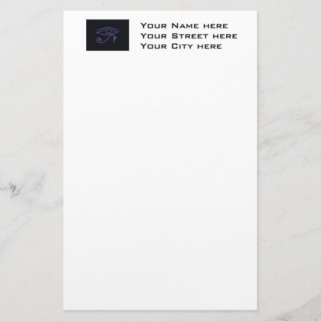 GOTH PRIDE FLAG STATIONERY (Front)