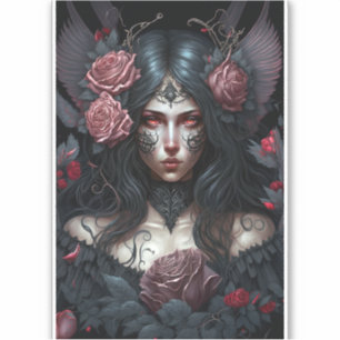 Goth Princess Gothic Fantasy Art 3 Ring Binder