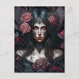 Goth Princess Gothic Fantasy Art Postcard