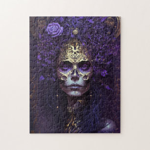 Goth Queen Fantasy Art Jigsaw Puzzle