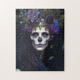 Goth Queen Fantasy Art Jigsaw Puzzle