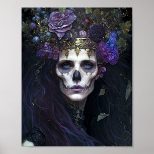Goth Queen Fantasy Art Poster
