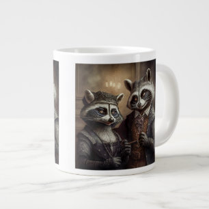 Goth Raccoons Jumbo Mug 