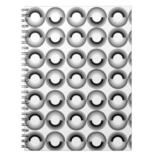 Goth Rainbows Spiral Notebook