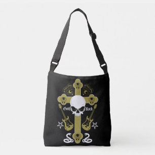 Goth Rock Fashion Crossbody Bag