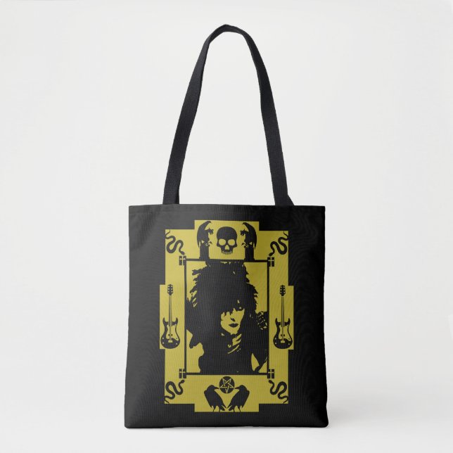 Goth Rock Fashion Tote Bag (Front)