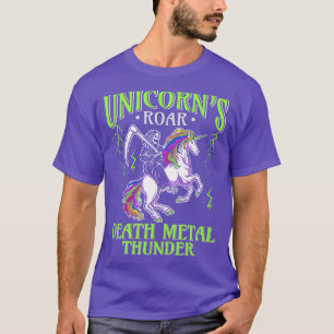 Goth Rock Satan Unicorn Festivals Death Metal 12 T-Shirt