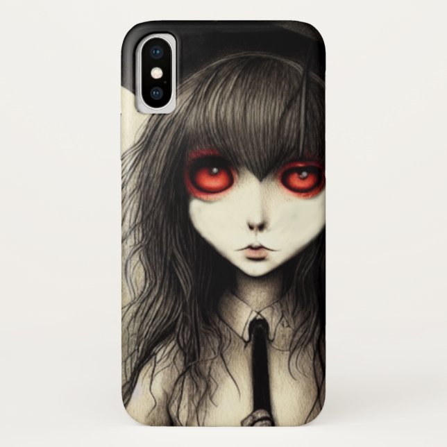 Goth School Girl  Case-Mate iPhone Case (Back)