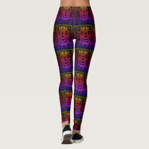 GOTH SEE NO EVIL CEMETERY SKELETON LEGGINGS Repeat