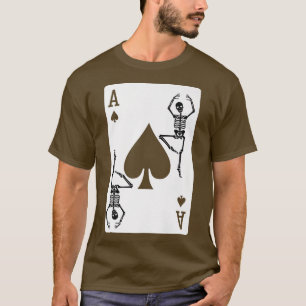 Goth Skeleton Card T-Shirt