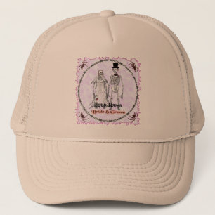 Goth Skeleton Wedding  Hat