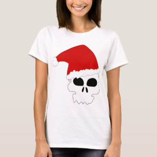 goth skull christmas T-Shirt