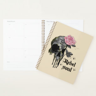 Goth Skull   Rebel Soul Planner