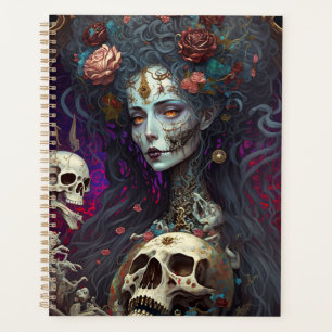 Goth Skull Zombie Femme Gothique
