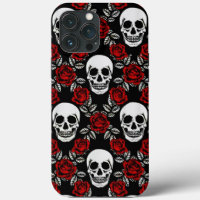 Goth Skulls And Roses