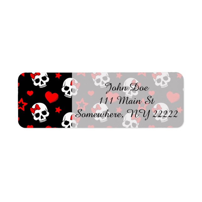 Goth Skulls & Hearts (Devant)